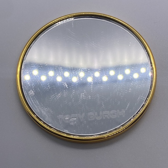 Tory Burch Limited Edition Compact Gold Pocket Mirror•NWOT - Picture 4 of 4